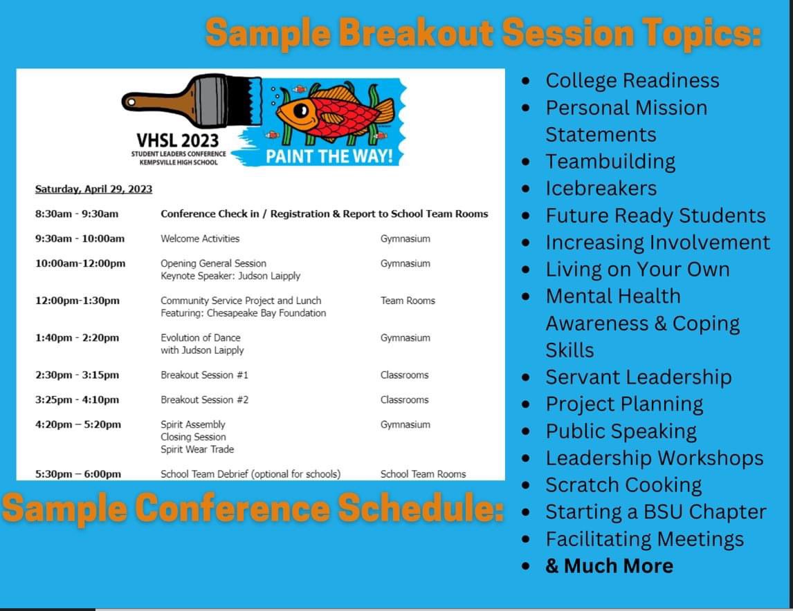 VHSL SLC 2023 KHS on Twitter "We are getting closer to the Registration Deadline for the 2023