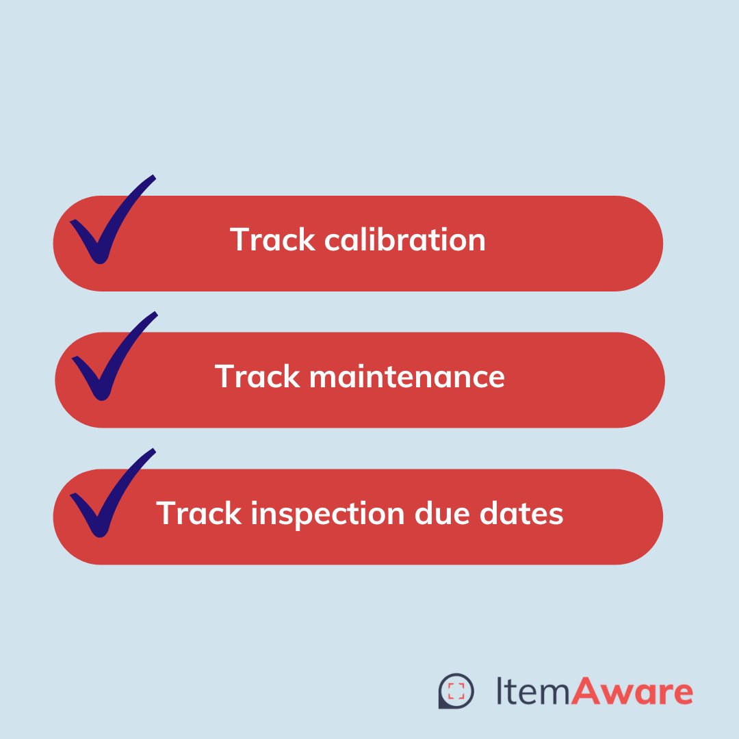 awareapps's tweet image. ItemAware can help you get back to your most profitable goals by keeping track of your calibration, maintenance, and inspection due dates. 

Contact us today for your free 30-minute demo!

 #software #maintenance #compliance #osha