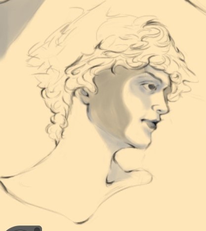 Frozen_Statues's tweet photo. Alguns estudos recentes que fiz. Gosto de usar pinturas clássicas e esculturas gregas como referência. Os gregos em particular pareciam ter uma atenção especial às expressões da figura humana que é muito interessante de estudar. https://t.co/K9od2h2hRc