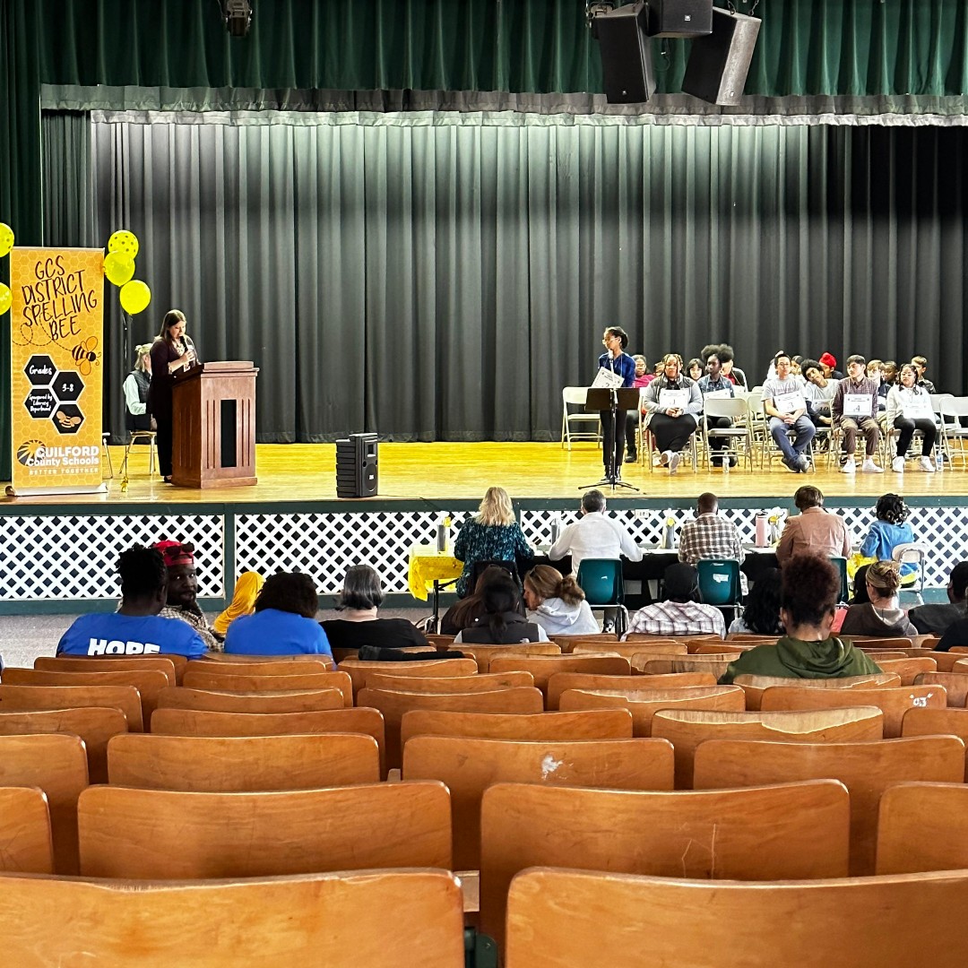 GCSchoolsNC's tweet image. Job well done to the 30 GCS students who participated in the district’s spelling bee! The 2023 Spelling Bee Champion, Nam Tran, is a 7th-grader at @BSMSPhoenix. Chloe Brim, 7th-grader at @allenmiddle1968 is the runner-up. The bee lasted for 18 rounds. Winning word: probative