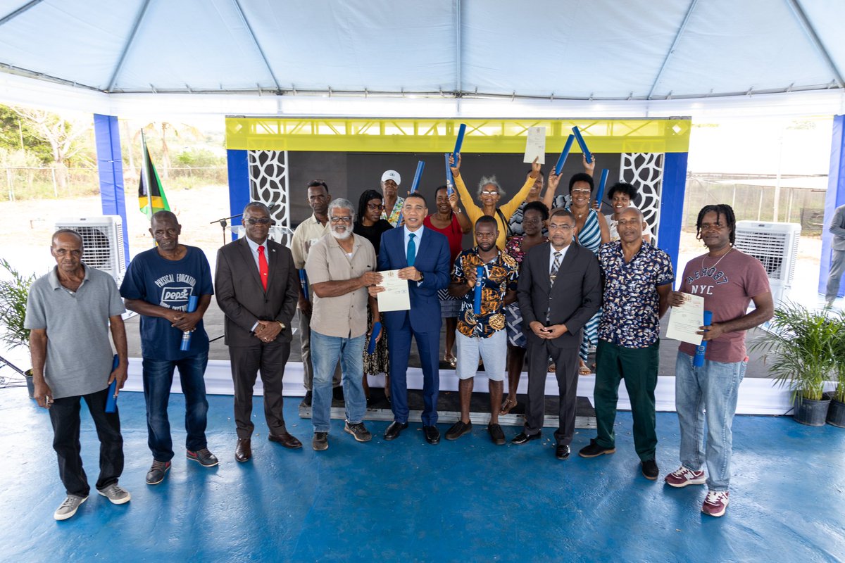 Jamaica Zone on Twitter "AndrewHolnessJM (1/4) Land ownership opens