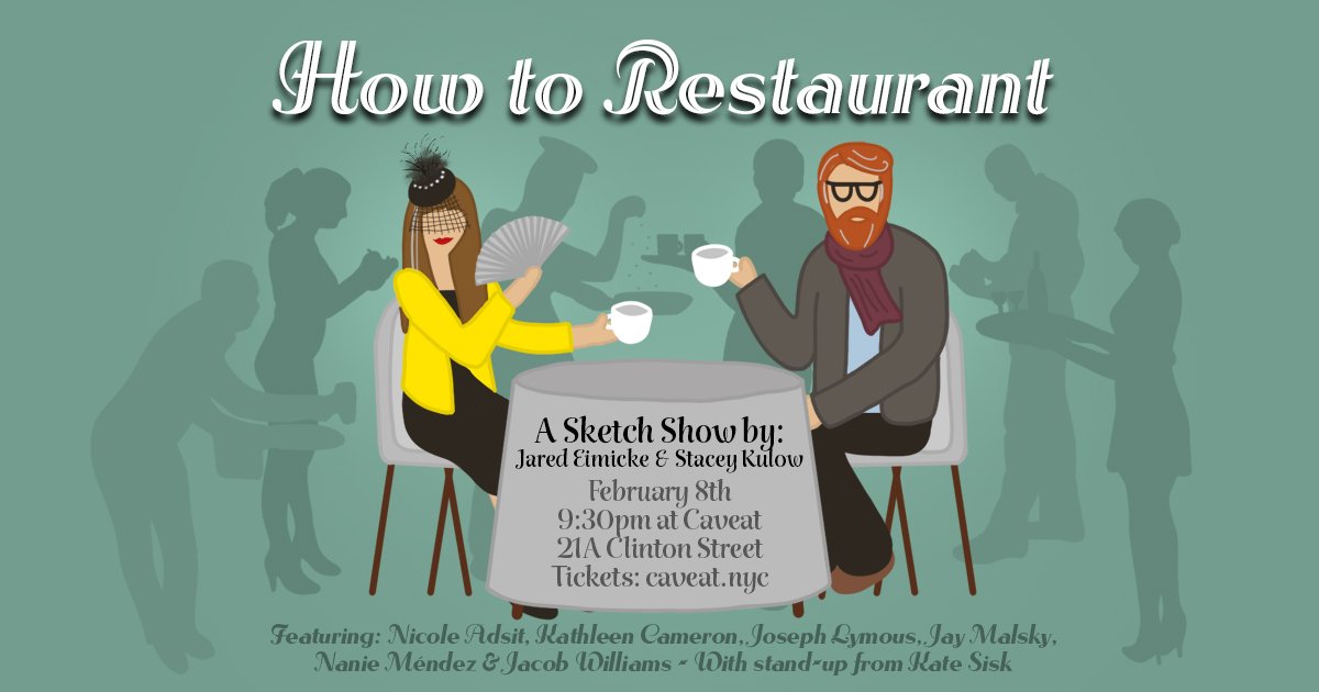 staceykulow's tweet image. If you've ever worked in restaurants, this is the comedy show for you. Come watch us at @caveatnyc this Wednesday night at 9:30! timeout.com/newyork/comedy…
#serverlife #serverproblems