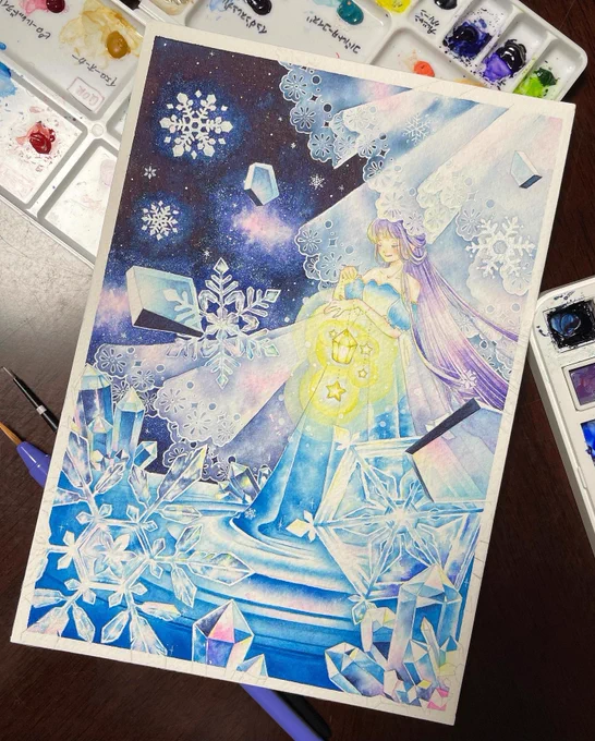 タグ企画 #一次創作絵師拡散フェス03 に参加します素敵な企画ありがとうございます!透明水彩でキラキラと優しさを詰め込んでいますよろしくお願いします 