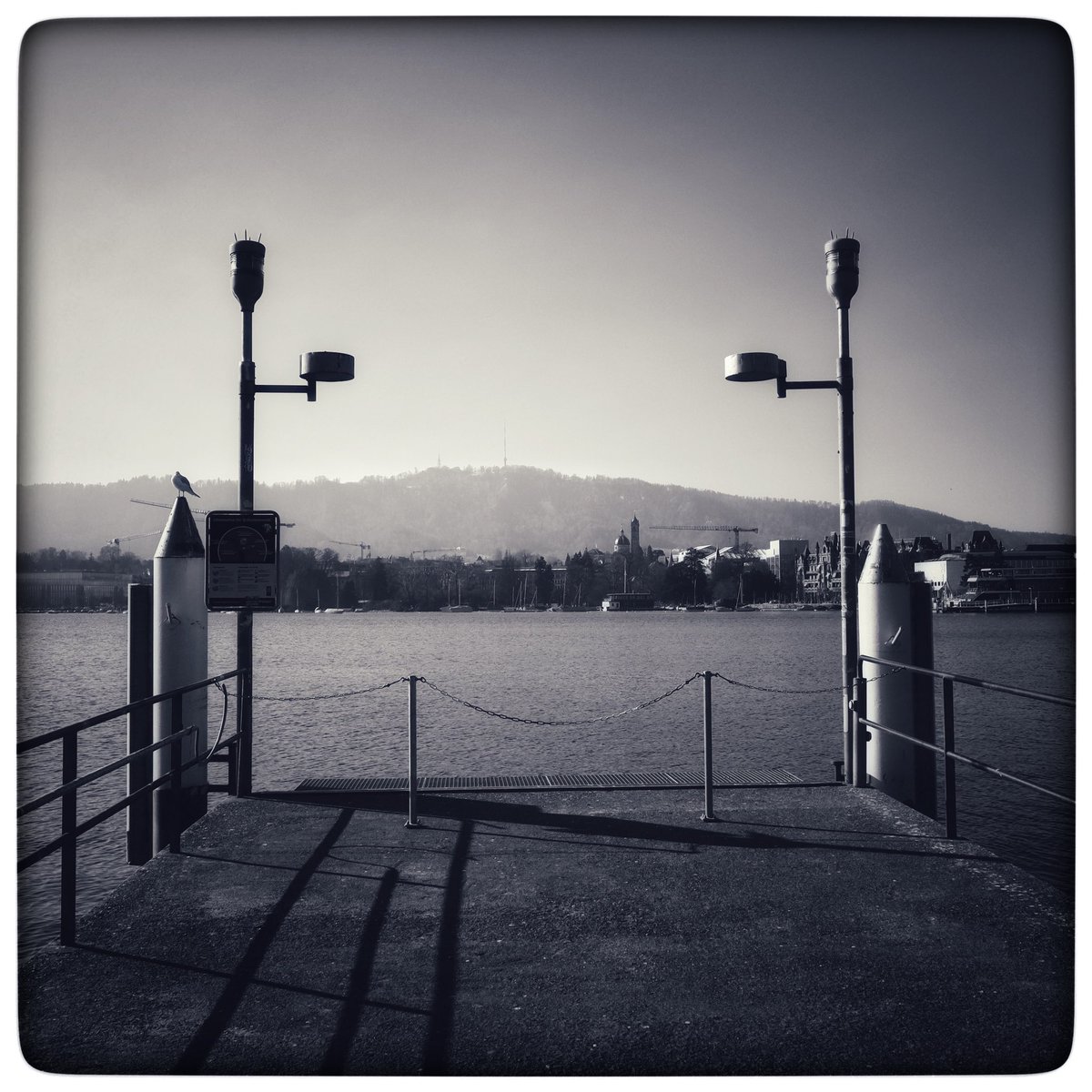 Sunny winterday in Zurich #Zurich #lakezurich #blackandwhitephotography #blackandwhite #canon #canonphotography #Switzerland #zurichtourism #switzerlandtourism