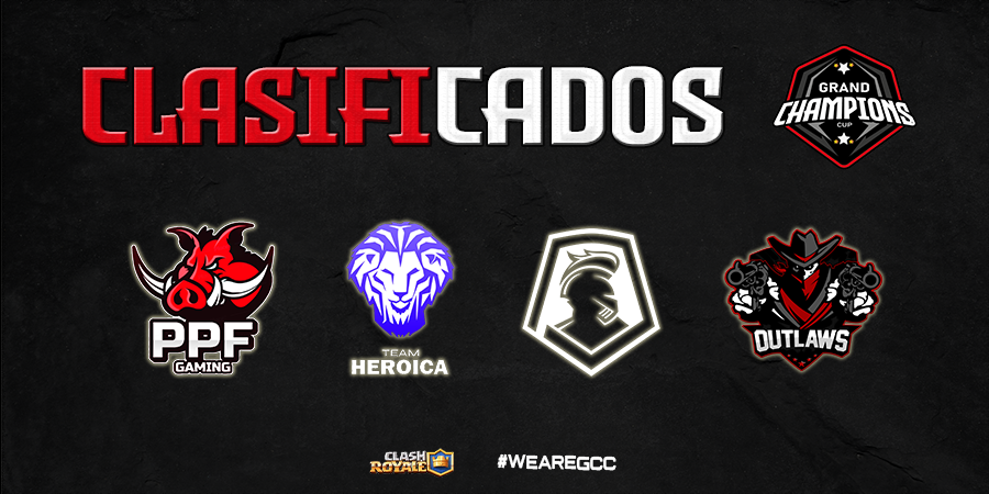 𝐂𝐋𝐀𝐒𝐈𝐅𝐈𝐂𝐀𝐃𝐎𝐒 - 𝐒𝐄𝐌𝐈𝐅𝐈𝐍𝐀𝐋𝐄𝐒 📌

Tras una jornada muy intensa, presentamos a los mejores 4 equipos de nuestra Tercera Edición! 🔥

Cuál es tu favorito?! Menciónalo en los comentarios! ⬇️

Muchas felicidades! ☘️

#WeAreGCC #ClashRoyale #Gaming