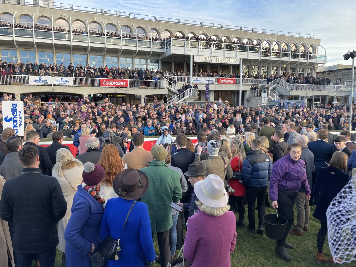 So proud to lead such an amazing team here at Leopardstown - a privilege to be so close to the action and witness a stunning weekend of the best in Irish National Hunt Racing,and the energy of the crowds and their reactions to stories as they unfolded - DRF 2023 what a story !