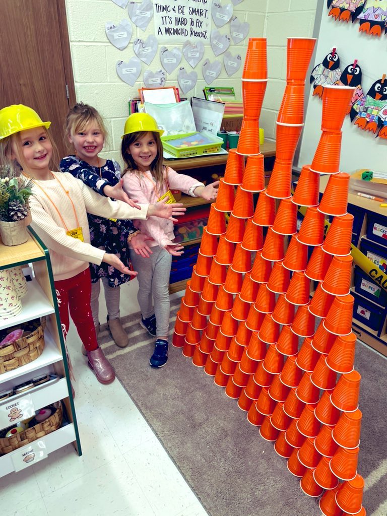 ms_mcgoldrick's tweet photo. These kinders spent their 100th day completing job sites within our construction zone classroom🚧🛠️counting, building &amp; creating all the way up to 100! https://t.co/2DhhNaDLPe