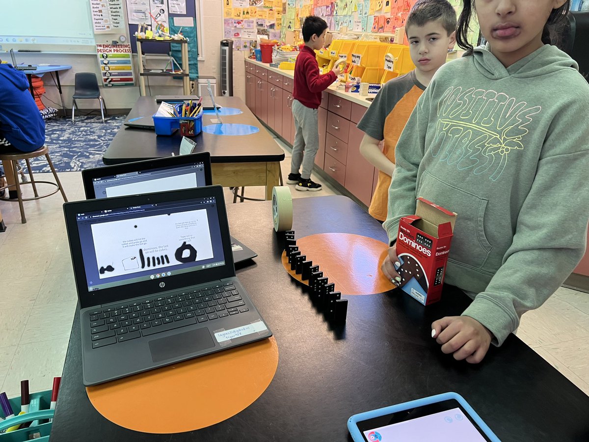 MrsCodyer's tweet photo. Fourth Grade Innovators at Swallow Union are designing and testing out their Rube Goldberg machines! #gsrsd #gdrsdchat #stem #tech https://t.co/VXqms2Selm