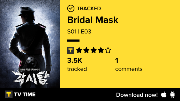 Alikdream629's tweet photo. I've just watched episode S01 | E03 of Bridal Mask! #bridemask https://t.co/337kAeKdyg #tvtime https://t.co/b8oDDySeNH