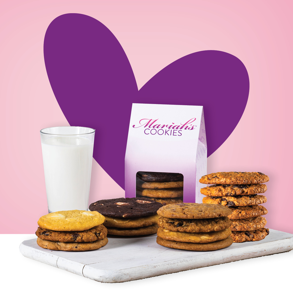One week until Valentine's Day. Give your valentine the gift of sweets this year! 💜 🍪