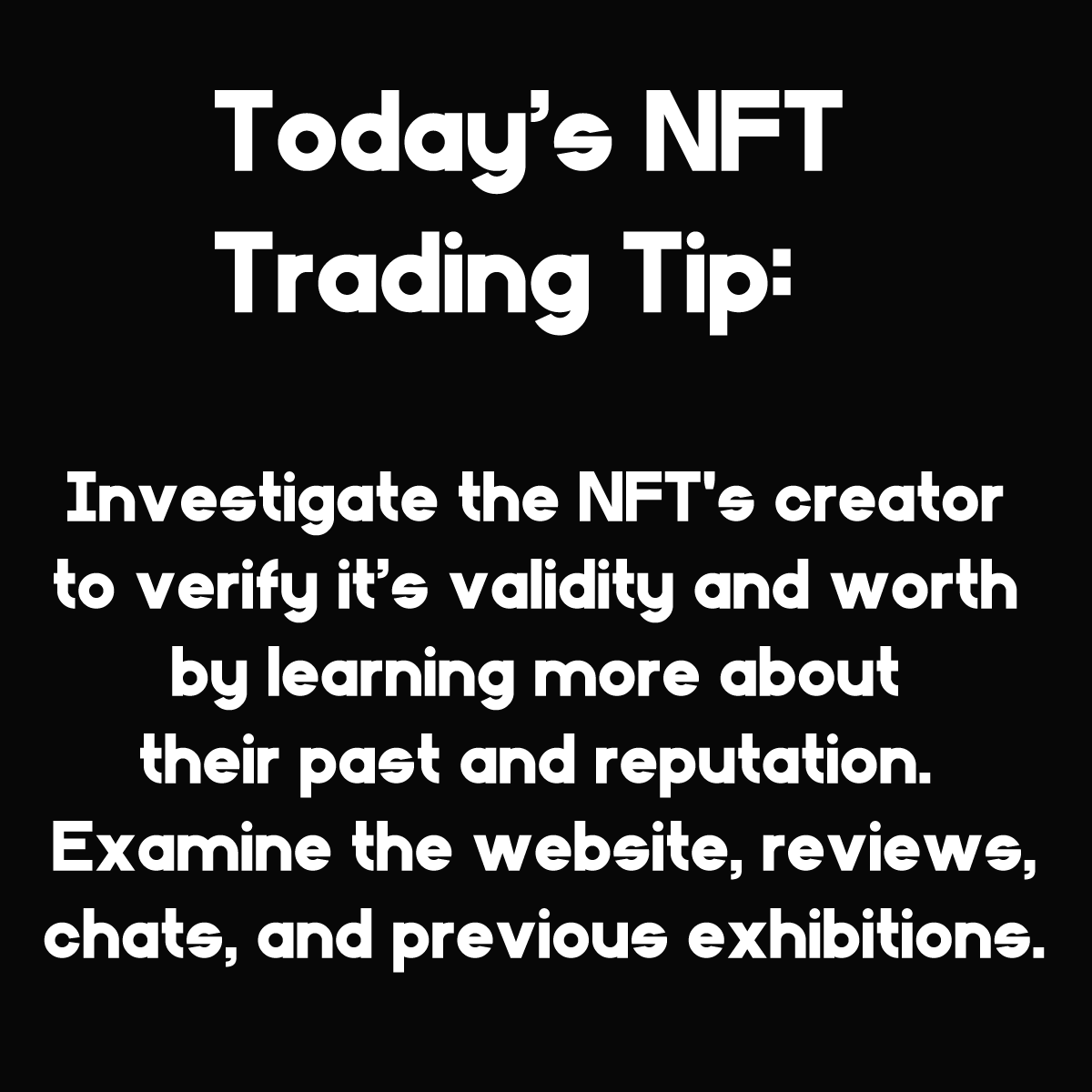 EliteEdition's tweet image. Follow @eliteedition for more #NFT tips 👌
.
.
.
.
.
.
.
#nfts #nft #nftart #nftcommunity #nftcollector #nftartist #digitalart #crypto #cryptoart #art #ethereum #opensea #nftcollectors #blockchain #nftdrop #nftcollectibles #cryptocurrency #bitcoin #nftcollection #openseanft