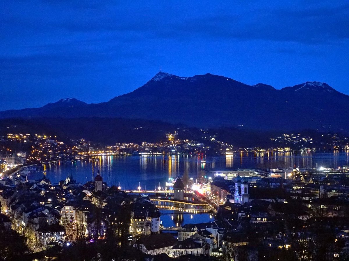 Lucerne by night - Luzern in der Nacht - most viewed photos in January 2023 @standseilbahnen  #luzern #lucerne #schweiz #switzerland #night 
 @ilovelucerne