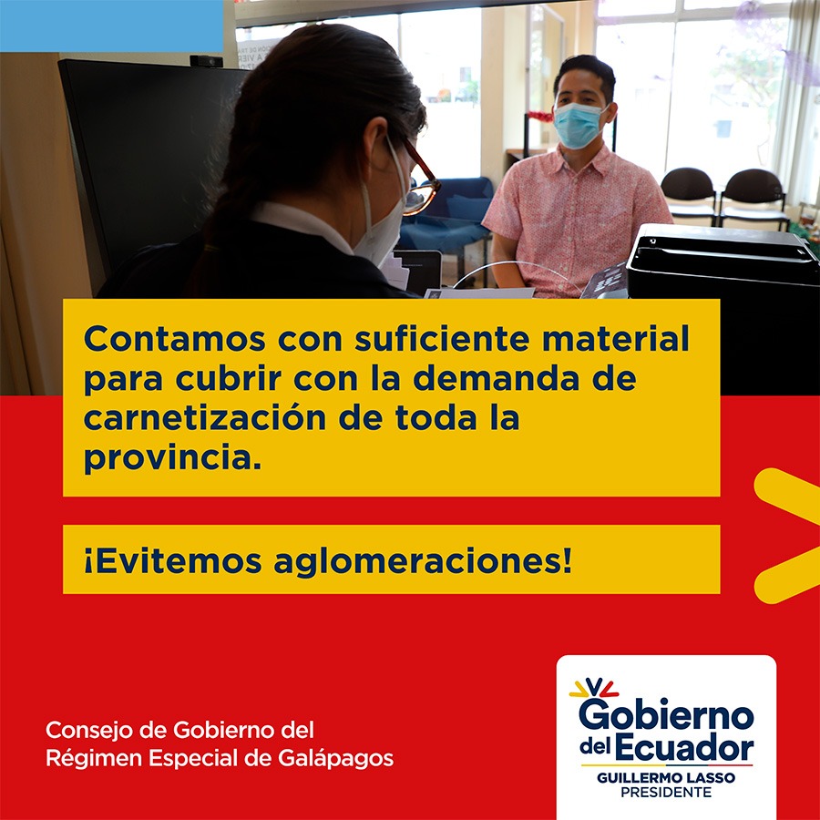 CGGalapagos's tweet photo. Recordamos a la comunidad que la renovación de credenciales de residencia permanente y temporal por caducidad o pérdida, se realiza en las oficinas de San Cristóbal, Santa Cruz e Isabela, acorde al último dígito de la cédula.

Respetemos el cronograma y evitemos aglomeraciones. https://t.co/1M5Ex0z1CS