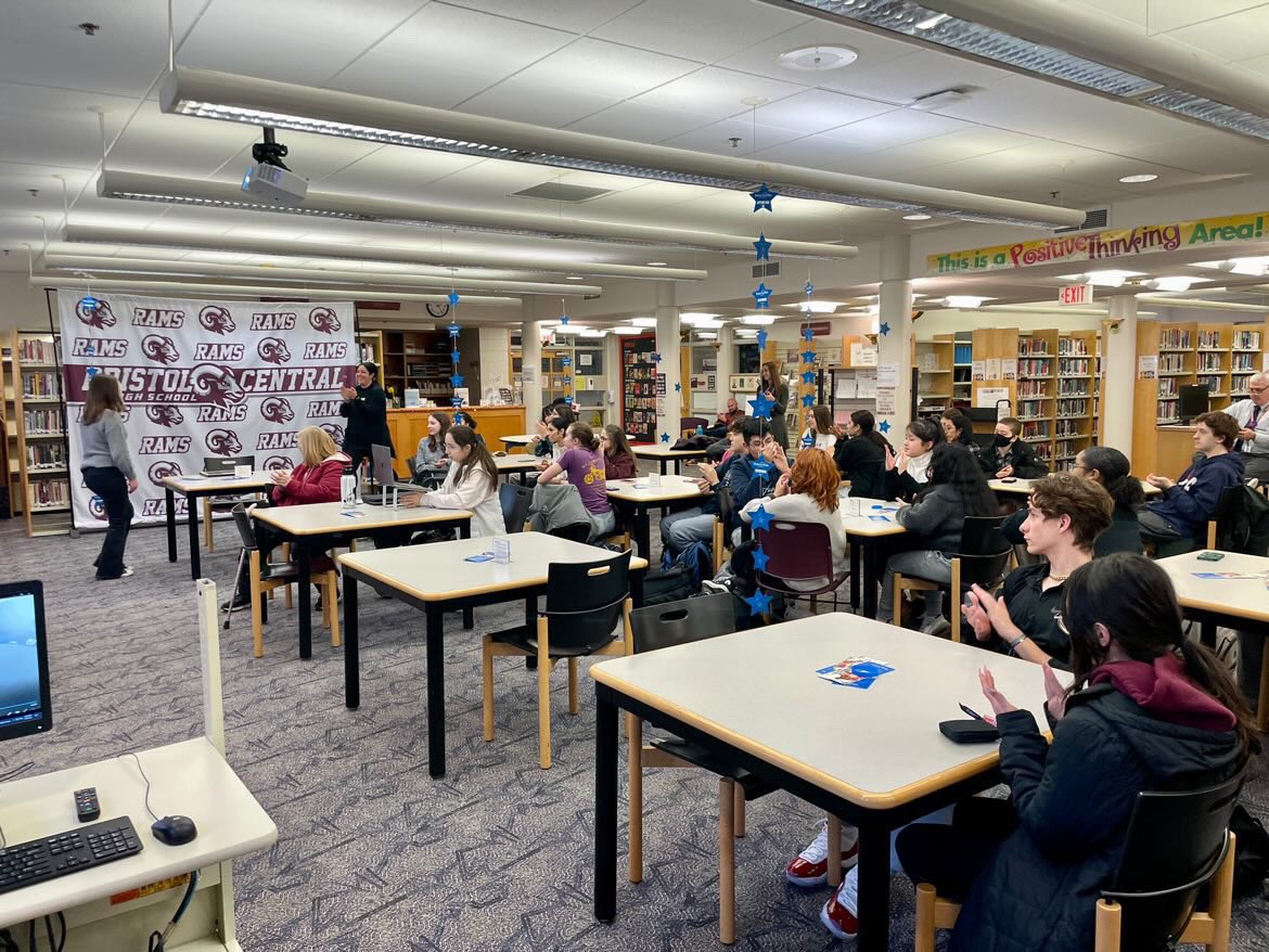 Yesterday, we had the pleasure of inviting Charlie and <a href="/makeawishct/">Make-A-Wish Connecticut</a> to speak with us during our meeting! We discussed the impact we made on this foundation through our donations from the Powderpuff game back in December. Thank you to all who attended! 💙
