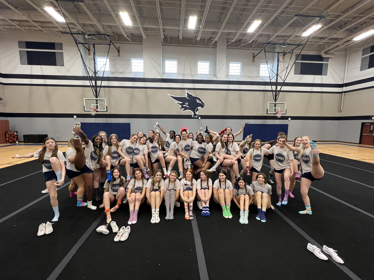 We are beyond CRAZY (socks) and WILD (hair) about Nationals!!!! Leaving in two more days!!! #bethegap #roadtonationals