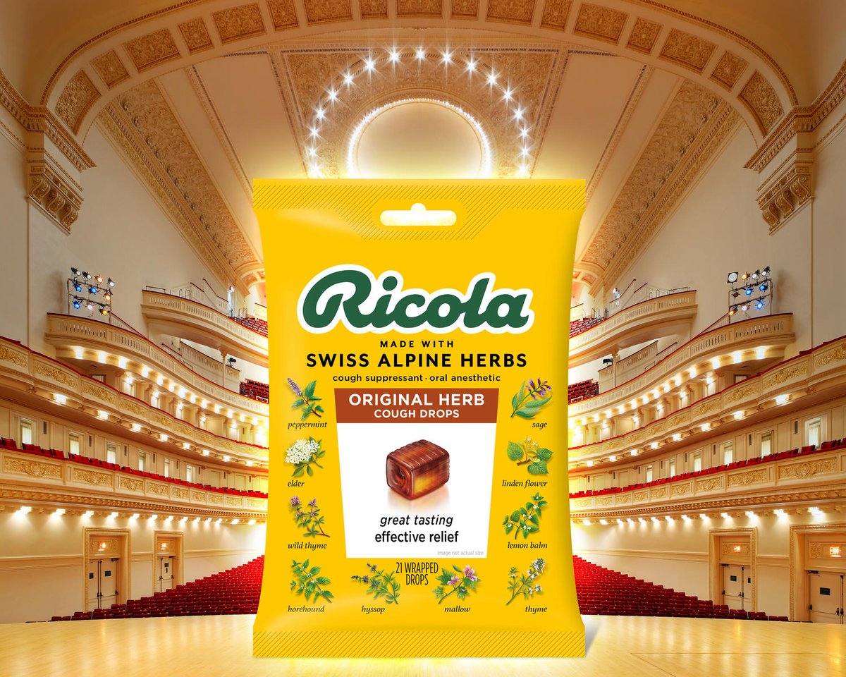 Carnegie Hall on Twitter "Many thanks to our sponsor, RicolaUSA, for