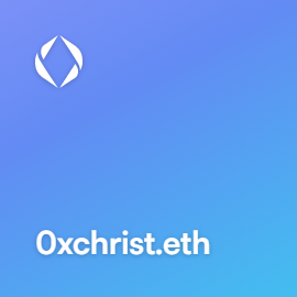 0xchrist.eth bought for 0.069 ETH on ENSVision #ENS #ensdomains #EnsNames

ens.vision/name/0xchrist.…