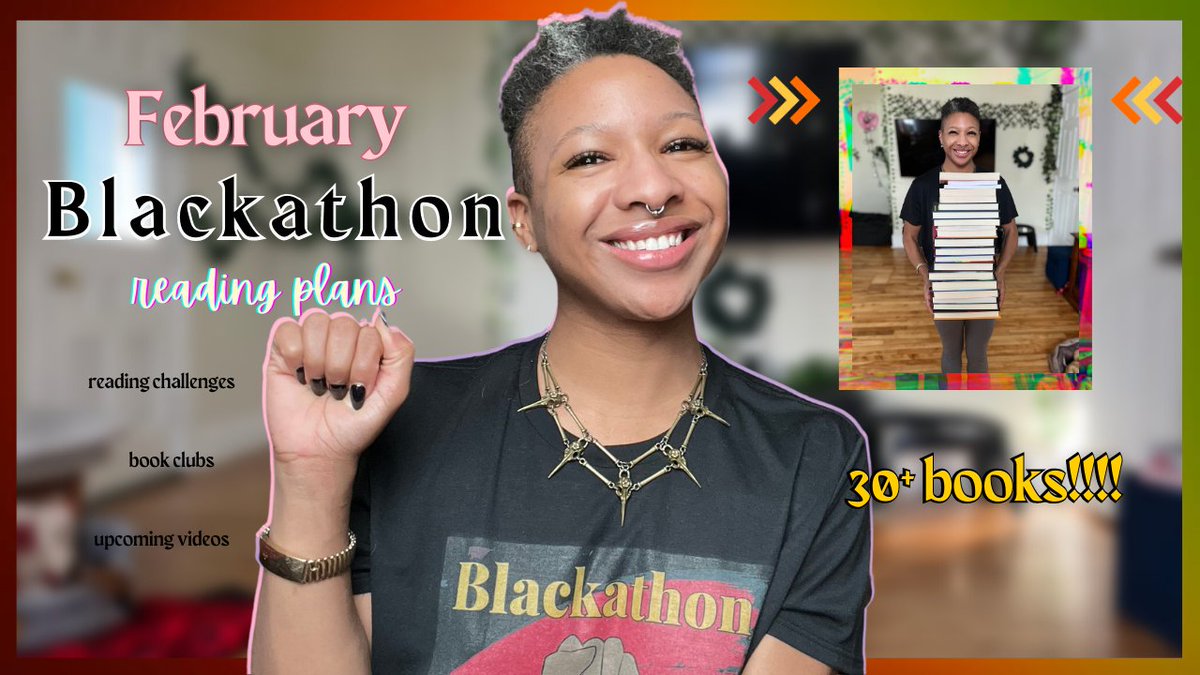 better late than never, yah? so exited to share our feb reading plans and GOALS. lots of Black warrior books, dragon fantasies, sweet and also spicy Black romance, backlist, anticipated releases, and exciting videos! 
youtu.be/PtHI7Hoca80