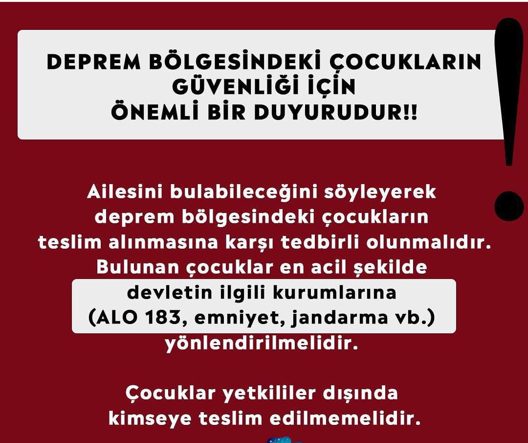 #seferberlik  #deprem #hatay 
#yardım #Kahramanmarasdeprem #hataydeprem #adanadeprem #gaziantepdeprem #Diyarbakırdeprem #sanlıurfadeprem #OsmaniyeDeprem #adiyamandeprem #malatyadeprem #OguzhanUgur #HalukLevent #ahbap #Afad #Kızılay #Akut