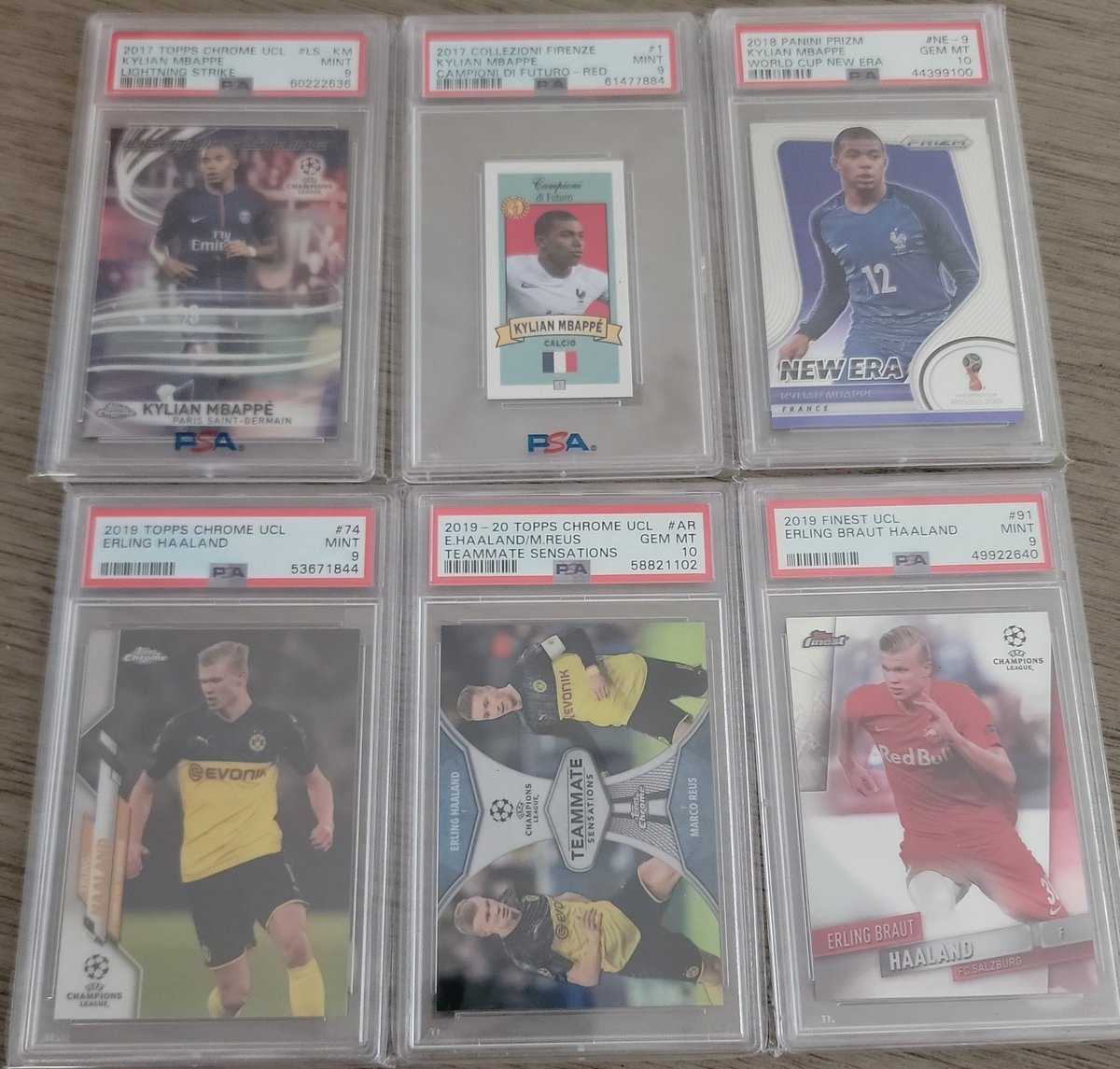 BBaddBreaks's tweet photo. TUESDAY SOCCER STACK SALE PREVIEW; decent amount of Mbappe, Haaland,  Pele, Maradona tonight.

#TSSS

2/7: 5PM PST

Sellers: @BBaddBreaks @Slapsymaxi609 @wmr18 @GL_HobbyAccount 

Shipping:
🇺🇸: $4
🇨🇦: $14
🇬🇧: $24
Other: Calculated

*Stack Min: $10
*Stack forfeited if min isn’t met https://t.co/jWx4r2IYf4