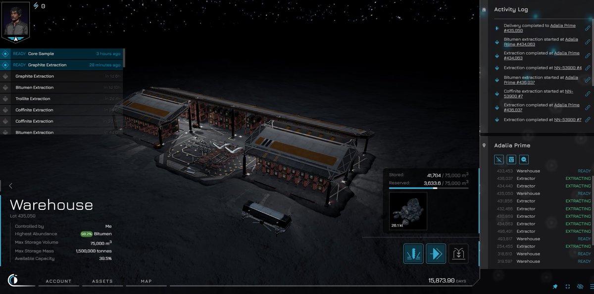 Btriple9's tweet photo. Complete the quest line in Adalia Prime, solid test phase, cant wait to see whats next :)
@influenceth
#influencegametester
0x0592b04e351d331BB85f55650459B0fA726357F6Ca3Ef38c7FdA25DE785463c5 https://t.co/0r3MsewqQO