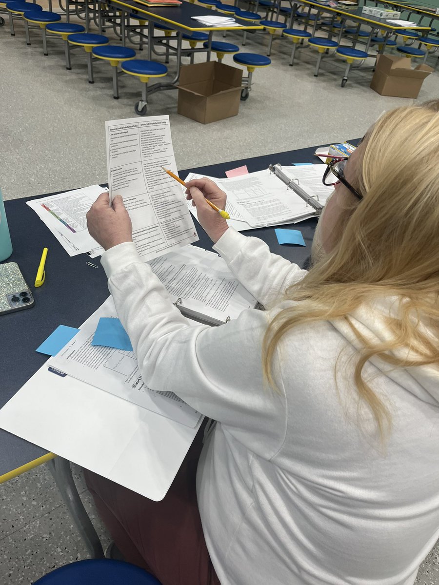 Teachers <a href="/ColgateES/">Colgate Elementary</a> dive into planning with a focus on shifting to student-centered questioning. Using the SMPs to advance thinking skills in our math classrooms!