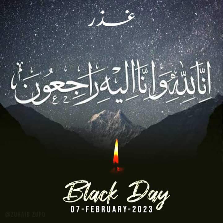 IsratFatima3's tweet photo. BlackDay😭
#Ghizer https://t.co/h7pb0yuI6d