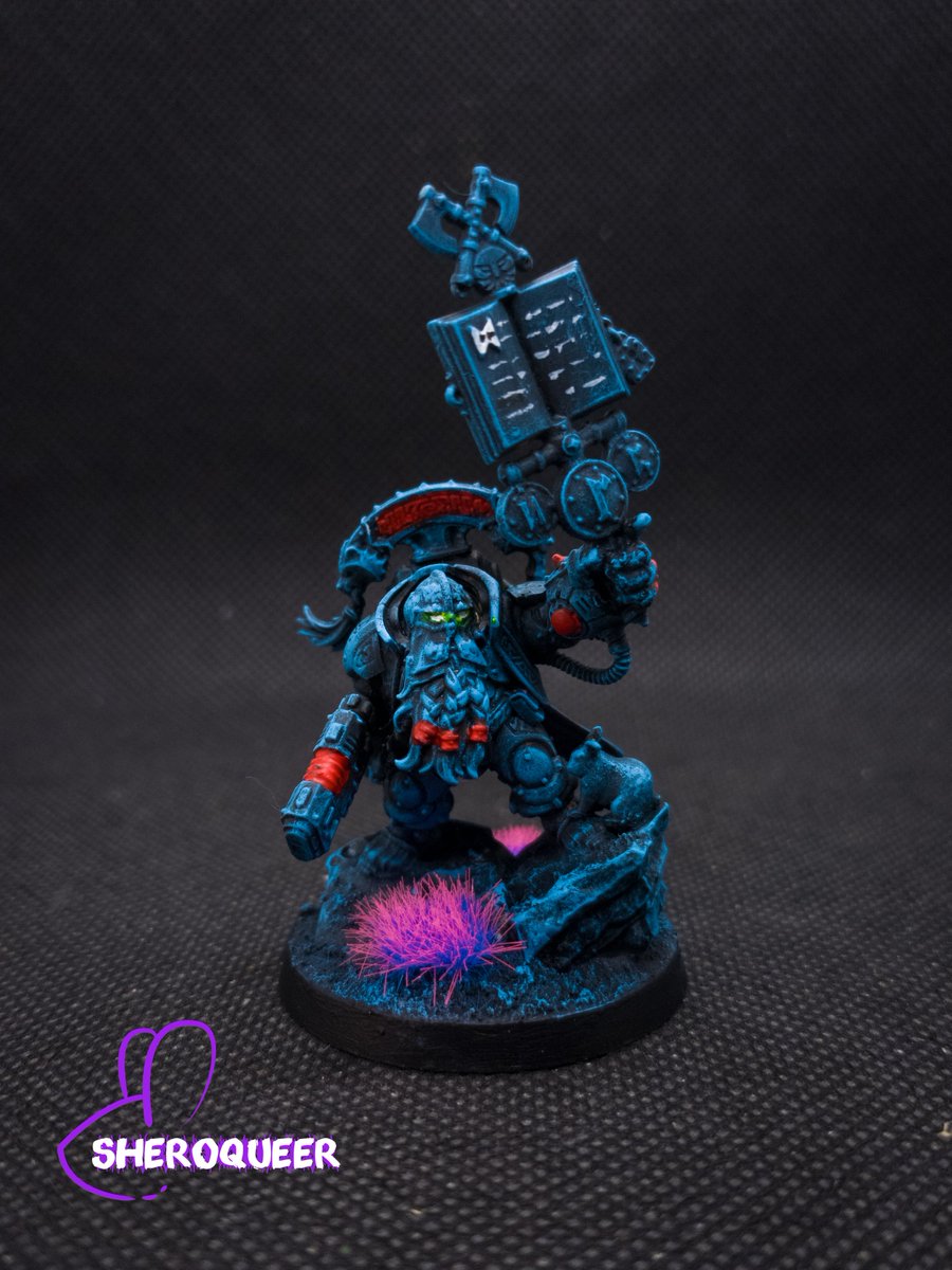 SHeroQueer's tweet photo. SYNTHKÂHL #PaintingWarhammer
#miniaturepainting
#WarhammerCommunity
#PaintSlam23 @JewelKnightJess @MommaNegan @warhammer https://t.co/3m4pHY0VWV