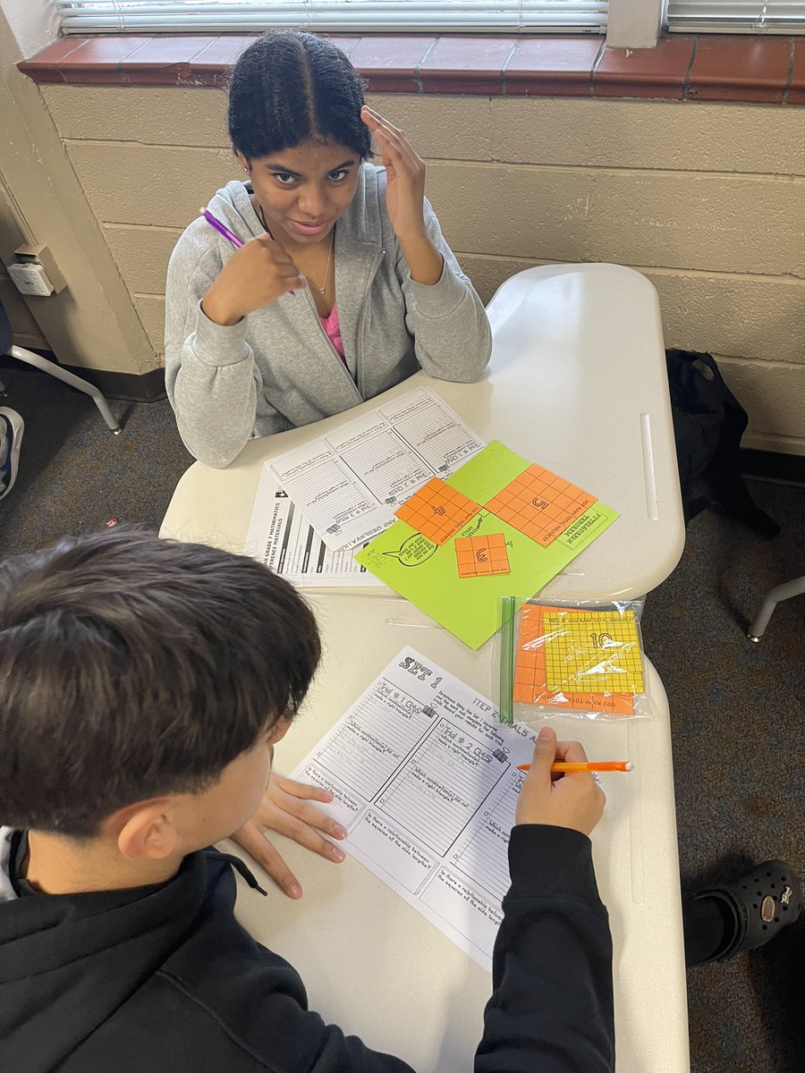 WSISD_Math's tweet photo. Students in Mr. West’s Gr7 Adv Math class collaborated together and were able to come to the same conclusion as Pythagoras…the proof of Pythagorean Theorem. #BuildingFutureLeaders https://t.co/3NhYDQCuZg