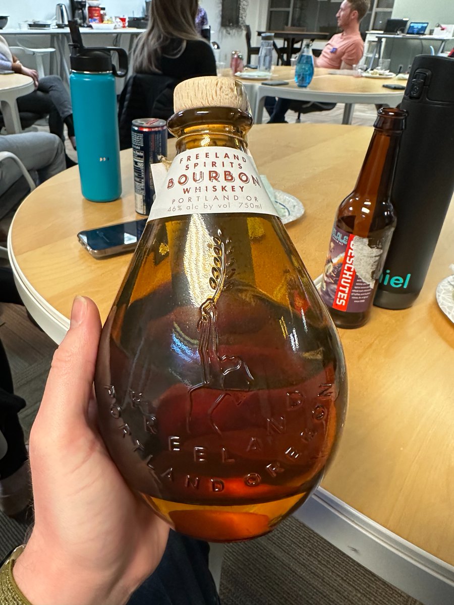 PNGRotary's tweet photo. We had quite the meeting last night! First, we inducted our latest new member, Martin Kilbourne. Next, our speaker for the meeting was Jill Kuehler, the founder of Freeland Spirits, who shared her story and a few samples 🍸 https://t.co/hNdAgOK55y