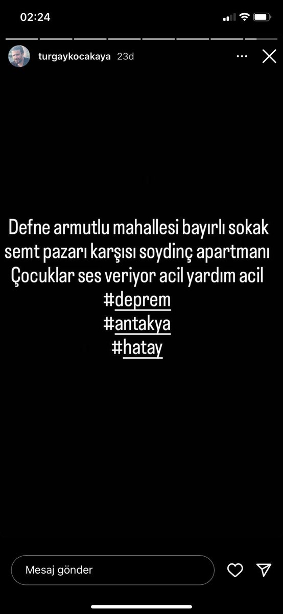 bölgede olanların dikkatine