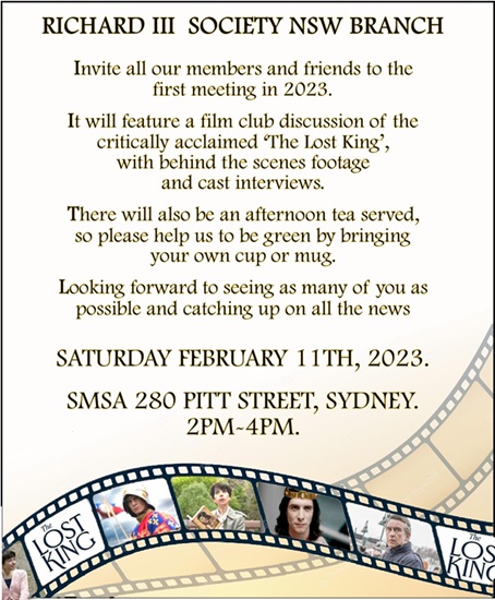 Richard III NSW (@richardiiinsw) on Twitter photo 