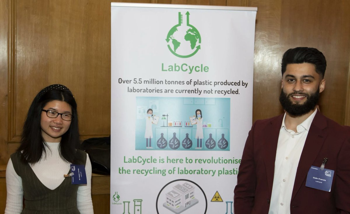 ICYMI: <a href="/setsquared/">SETsquared</a> member <a href="/LabCycleLtd/">LabCycle</a>  raises £250k investment plus £50k funding from Innovate UK.
LabCycle is the first company on the market to recycle laboratory plastic waste &amp; aims to create circular economies in the research &amp; healthcare sectors. 
buff.ly/3DTluIC