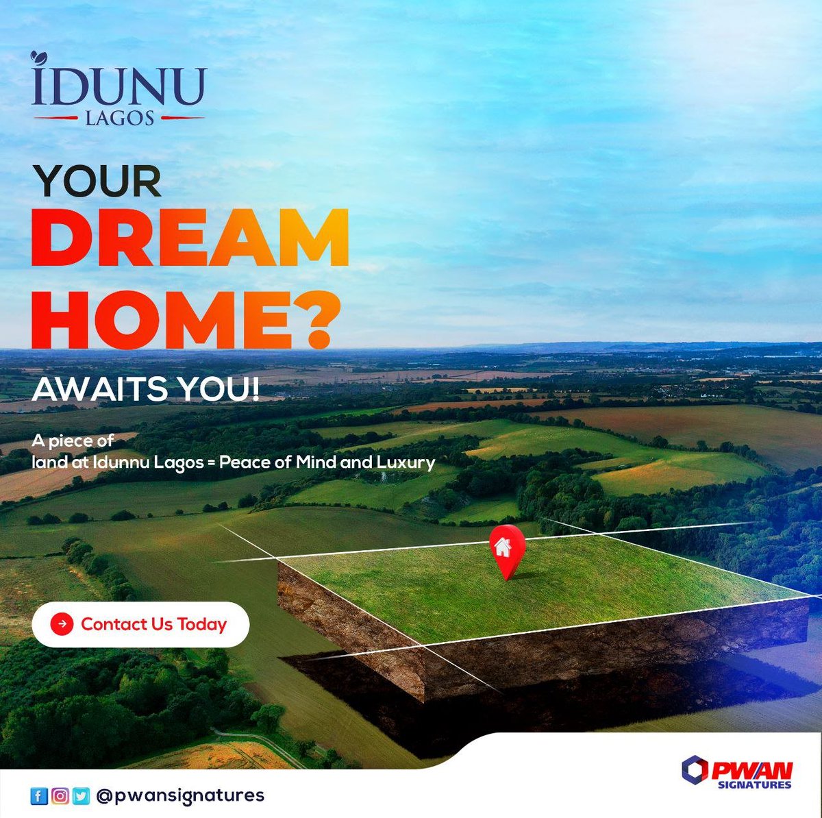 PwanSignatures's tweet photo. Discover the Best of Both Worlds: Peace and Luxury Await You in Idunnu, Lagos.

Own your portion of paradise with us at Idunnu lagos today with ease. 
Location: Itioki,Epe Lagos.

Call: +234(0)8180000438
#IdunuLagos 
#PwanSignatures #SmartHomes #propertydevelopment https://t.co/BYrYLb3Jxh