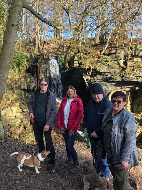 DFedMH's tweet photo. Our well-being walk yesterday at Lumsdale, Matlock. 🌿 https://t.co/qCRdRSDI3Z