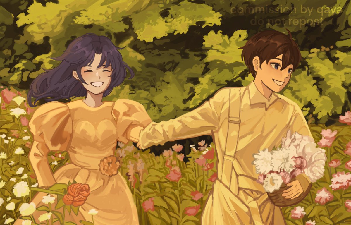 oc commission for valentine’s day 🍃