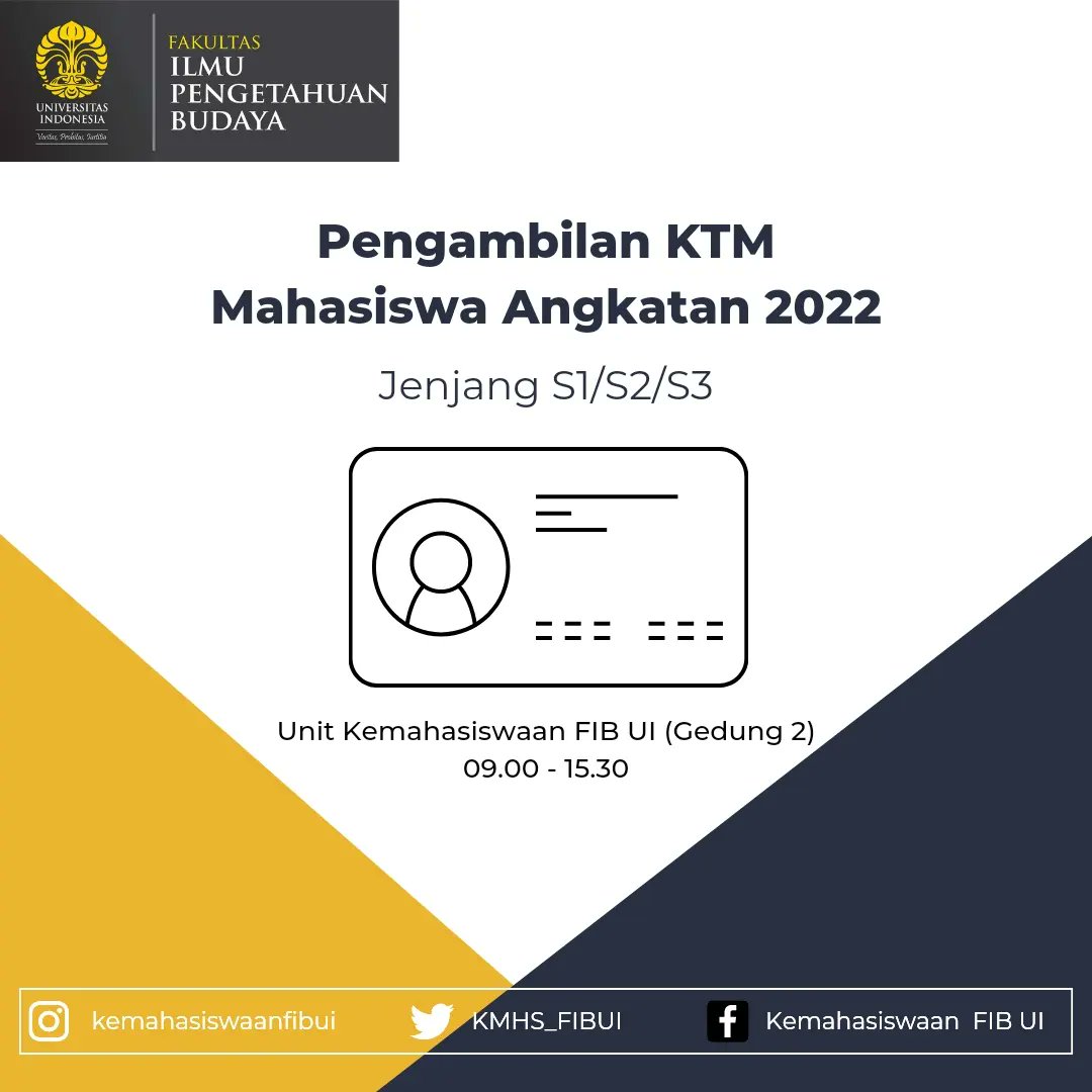 Kemahasiswaan FIB UI tweet media