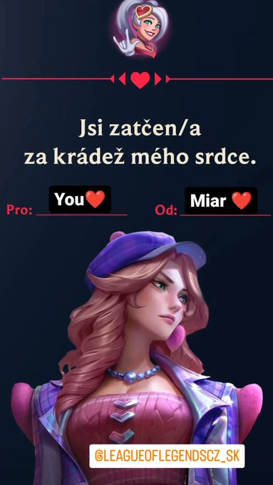 Love you ❤️   #ValentinesDay #ValentinesDay2023 #LeagueOfLegends #caitlynkiramman #ValentineDay https://t<a href="/tag/valentinesday"class="tags">#ValentinesDay</a><a href="/tag/valentinesday2023"class="tags">#ValentinesDay2023</a><a href="/tag/leagueoflegends"class="tags"><span>#leagueoflegends</span></a><a href="/tag/valentineday"class="tags"><span>#valentineday</span></a><a href="/tag/caitlynkiramm"class="tags"><span>#caitlynkiramm</span></a>