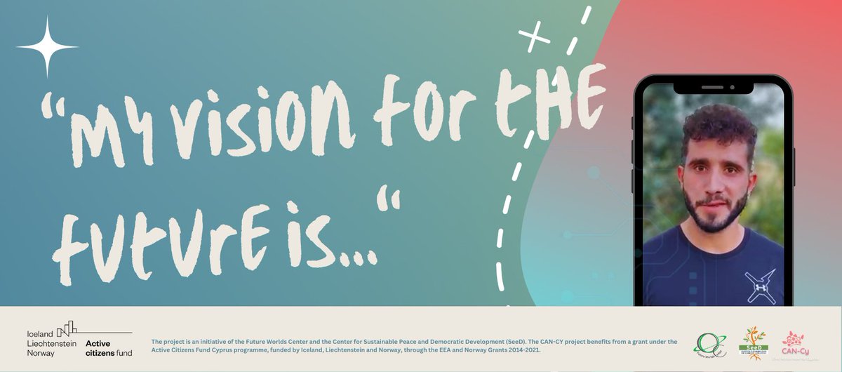 ✨Project of the Month ✨ 
 
CAN-CY aims to improve the integration and meaningful participation of young people in civil society &amp; socio-economic life in Cyprus, by providing a platform to share their visions towards the future.

👉Full post here: bit.ly/3S4aWMD