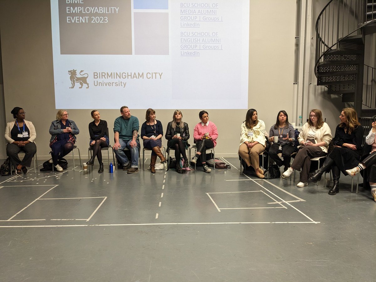Dr Vanessa Jackson (@vanessajackson) on Twitter photo Great employability panel for our BIME event today <a href="/bcumedia/">Birmingham City University School of Media</a> Great employability panel for our BIME event today <a href="/bcumedia/">Birmingham City University School of Media</a>