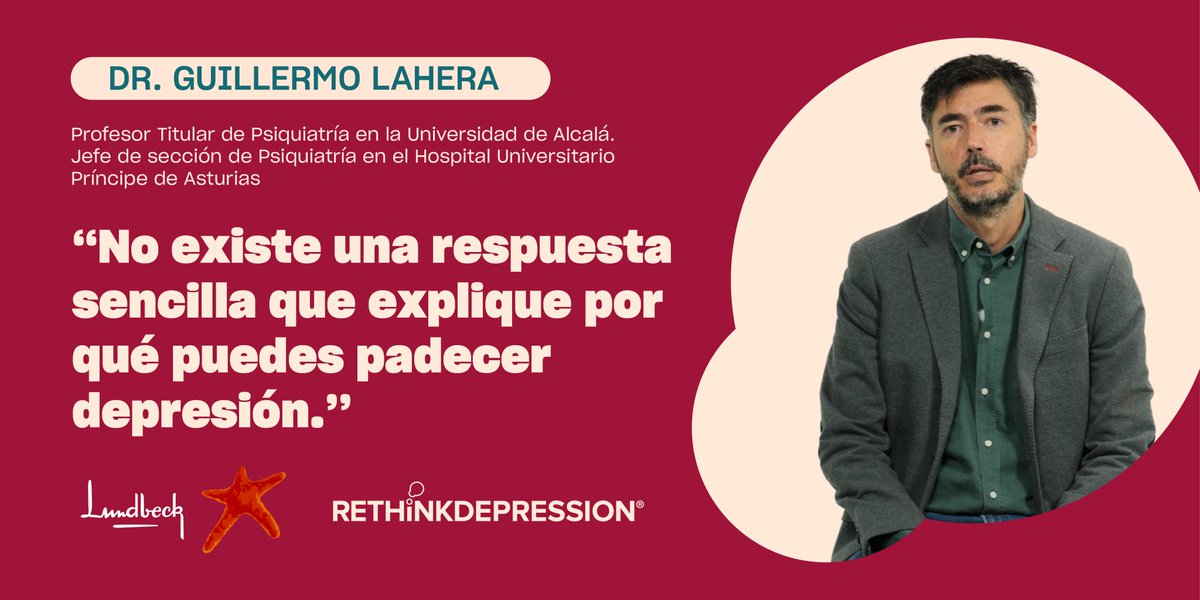 📚🧠 Guillermo Lahera, nos resuelve las principales dudas sobre cómo aparece la #depresión y cómo tratarla en ‘’En 30 preguntas’’. 
rethinkdepression.es/guia-interacti… 

Mira el avance en nuestra cuenta de Instagram instagram.com/lundbeck_spain/