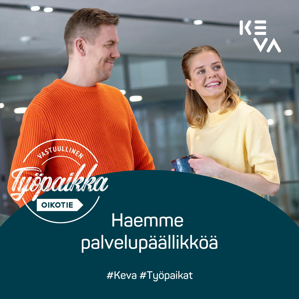 Oletko luontainen tiimin vetäjä, jolla on valmentava ote esihenkilötyöhön ja näkemystä tiimityön rakentamisesta sekä kokemusta asiakaspalvelu- ja prosessinkehittämisestä? Tutustu tarkemmin palvelupäällikön tehtävään ja hae 3.3. mennessä!
📲 keva.fi/uutiset-ja-art…

#työpaikat