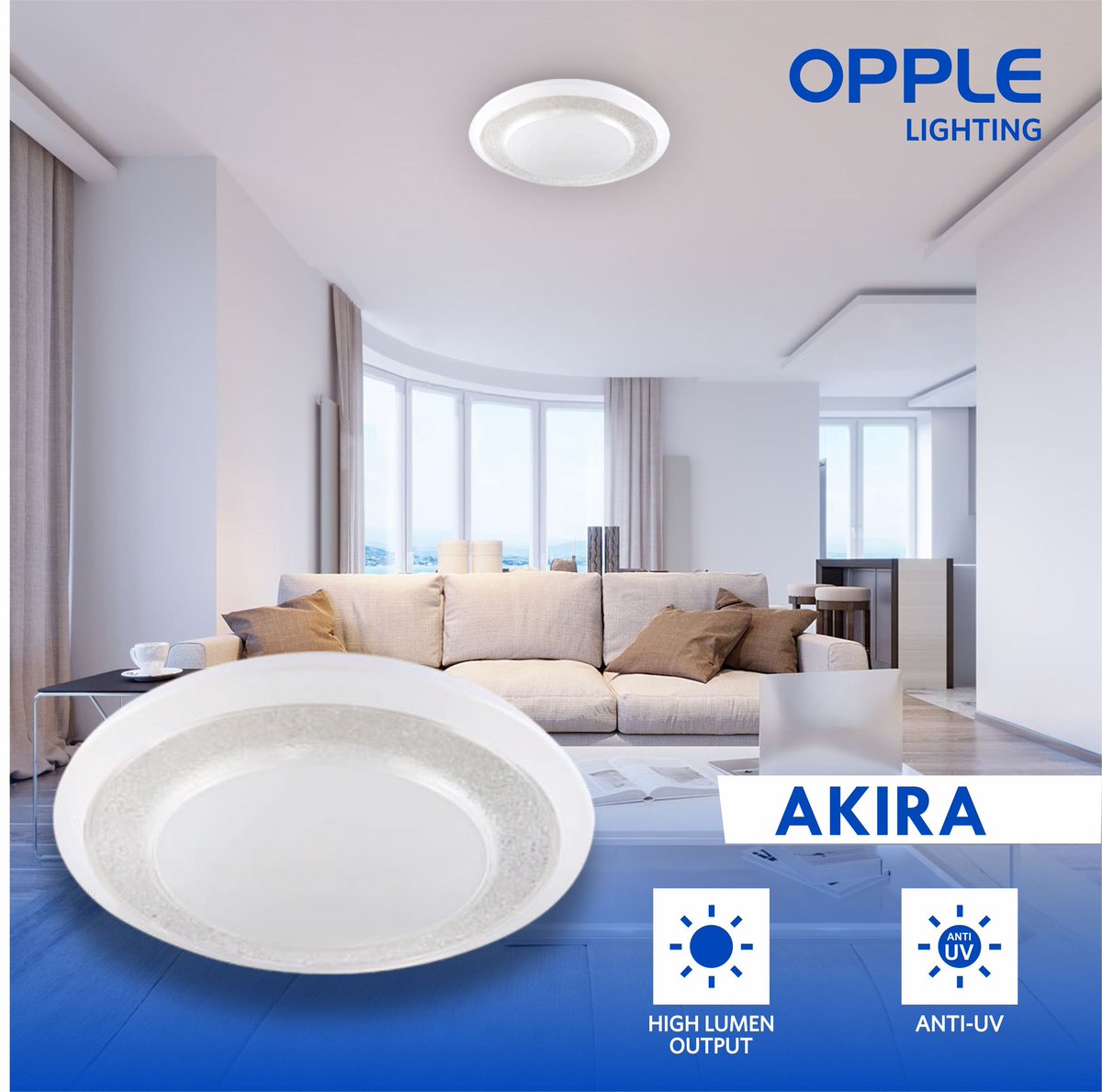 Oppleindia's tweet photo. OPPLE Anti-UV Polycarbonate Cover Decorative Round Shape Led HC420 Surface Mounted Ceiling Akira Light 23 Watt, Natural White.
Buy Product: https://t.co/JNBybS8AMg
#Oppleindia #LEDDownlight #Downlights #BrightLight #BestLight #LedLights https://t.co/8p0sveyOqf