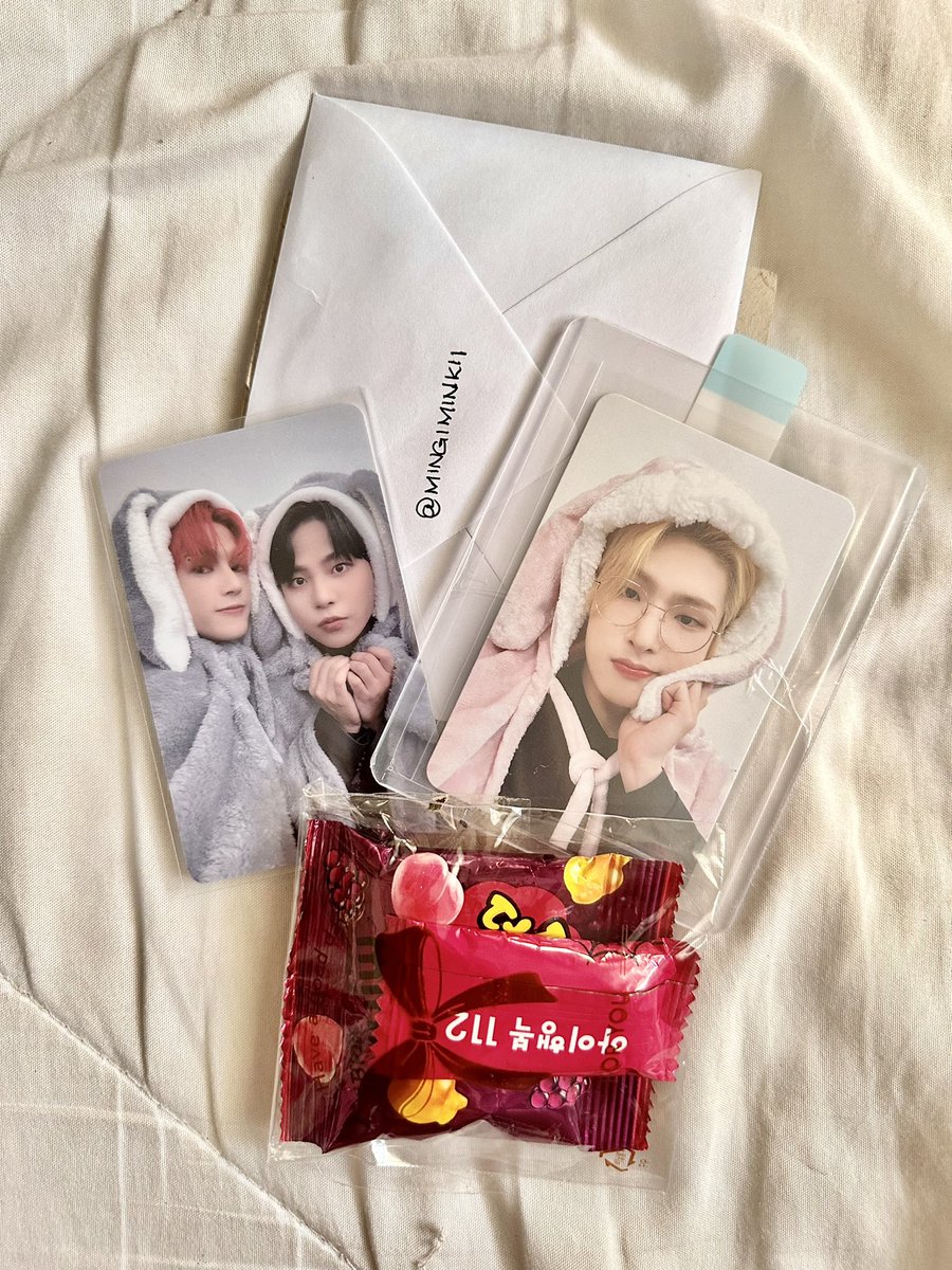 mingiminkii's tweet photo. 📮📦 ~ #mingkimail

hello, jae / @131hauls !! makestar unit pc + pink bunny mingi safely arrived today. huhu ang bilis nila umuwi. 😭💗 i appreciate the effort na ma-accomodate yung request ko. 🥹 tysm ulit!! 💗 https://t.co/0BWMxjzwb3
