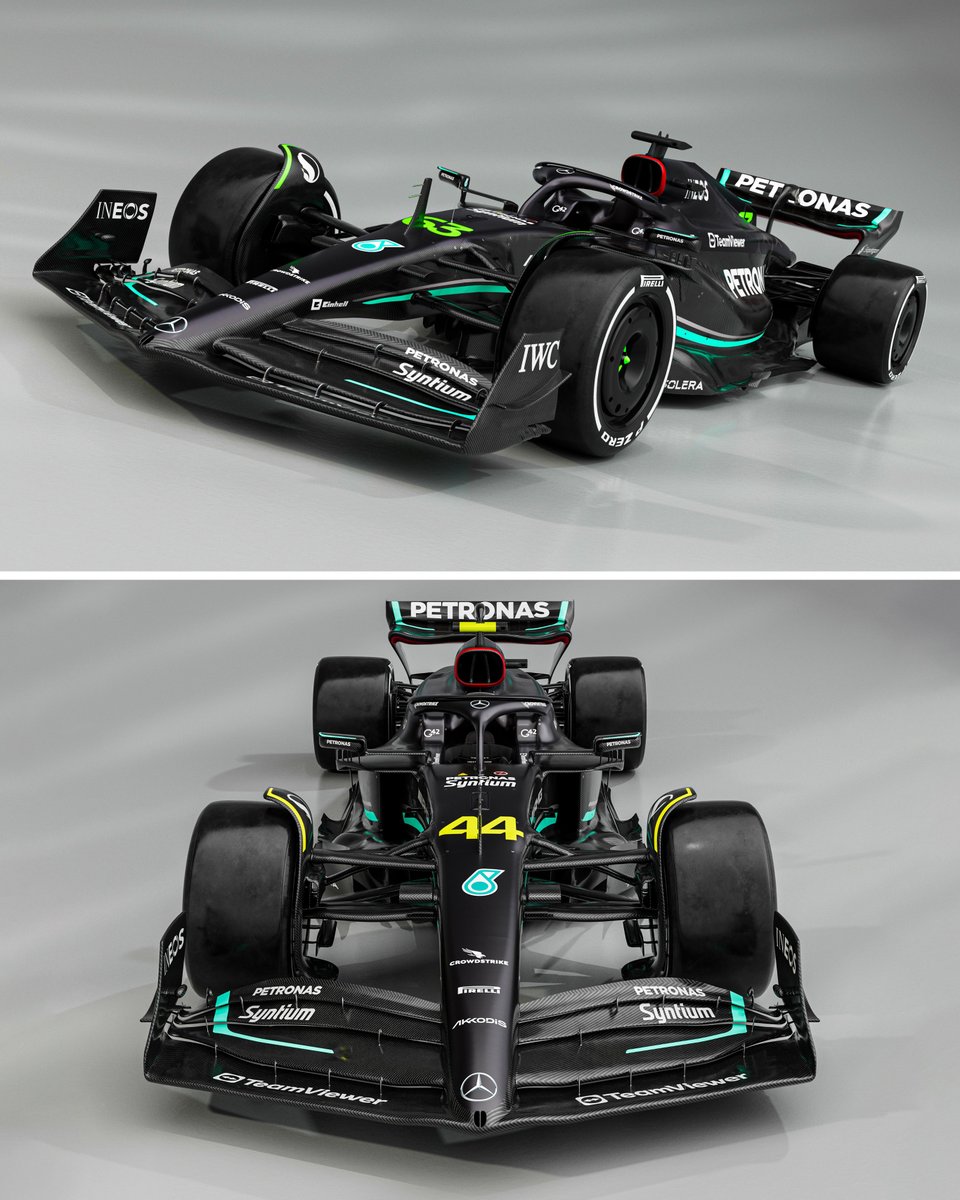 ESPNF1's tweet image. Mercedes go back to black 🖤