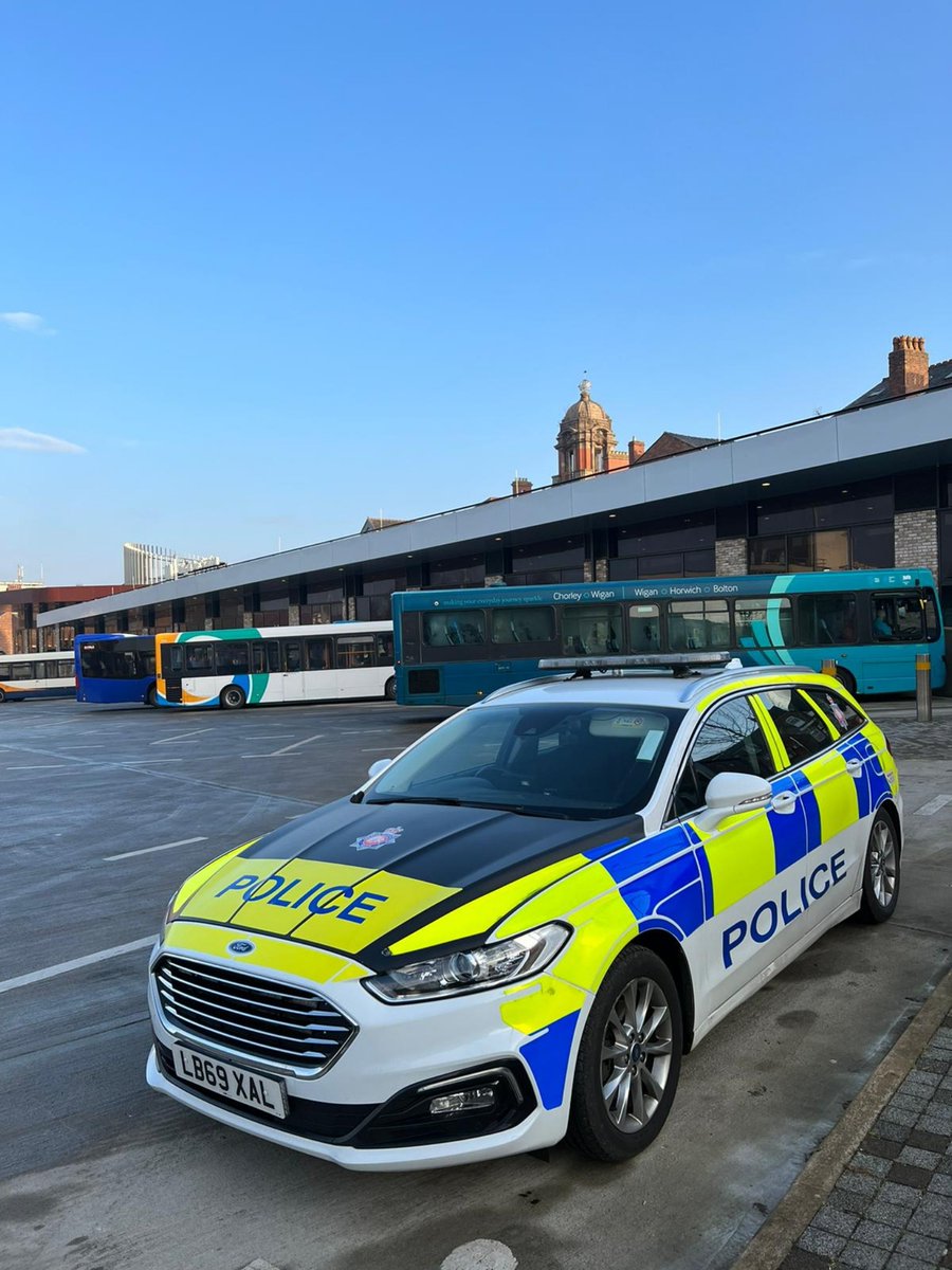 #GMPTransportunit #TravelSafe #TfGM officers from E relief Transport Unit were in Wigan yesterday engaging with the public and staff at Wigan Interchange.

Deployments like these are important to allow us to build a picture as to what issues you face day to day.