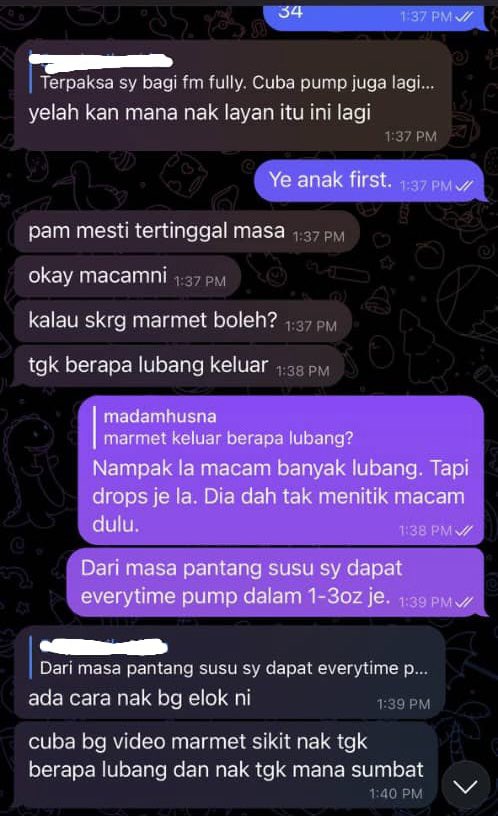 nadmasrom's tweet photo. Sejenis 'mangkuk' gila seks menyamar jadi kaunselor nak tolong mak menyusu tapi minta video dan gambar mak tengah perah susu. Mental punya orang! https://t.co/hrAkXzGuwv