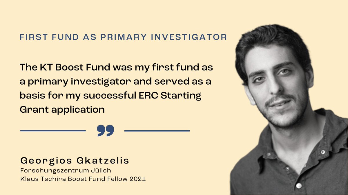 GSO_eV's tweet photo. While our LSA is in progress, we also have an open call for you: 𝗚𝗲𝗼𝗿𝗴𝗶𝗼𝘀 𝗚𝗸𝗮𝘁𝘇𝗲𝗹𝗶𝘀 is Klaus Tschira Boost Fund Fellows since 2021.
The call for 2023 with deadline 31 March 📍
Check out the call + relevant info on application: https://t.co/58hZflXfXL
#ktboost https://t.co/G5NZl0qq8k