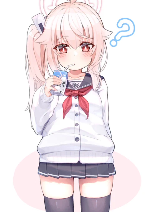 ナツのムチムチ太ももを描きたかったから今日も描いた。#ブルアカ   (13/100) 