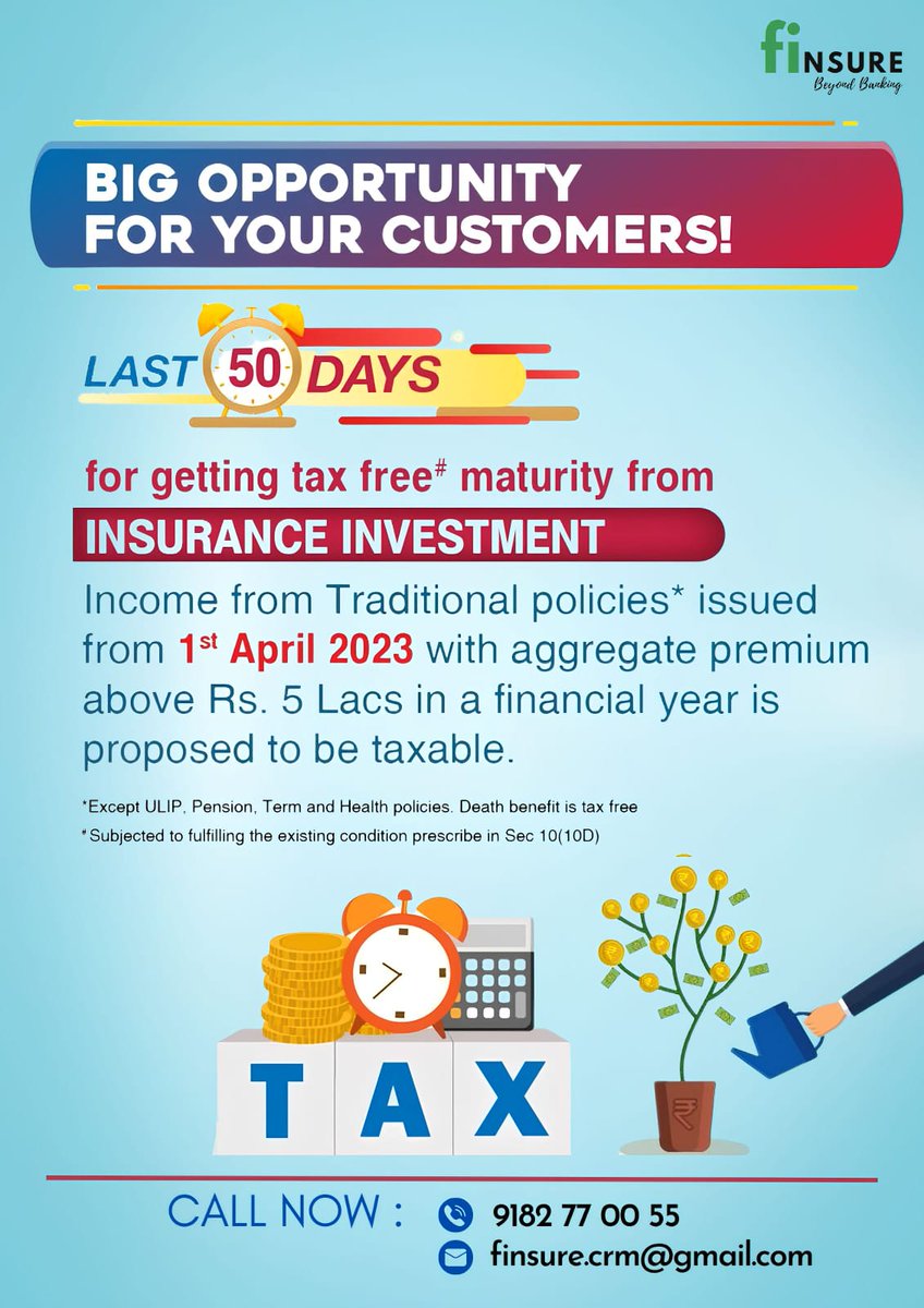 finsure_crm's tweet image. #insurance #insurancepolicy #InsuranceInvestment #taxconsultant #taxiservice